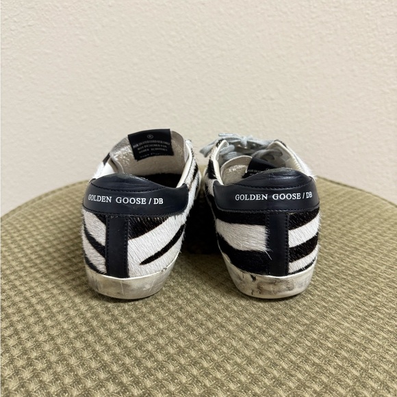 Golden Goose Deluxe Brand Black and White Sneakers - Picture 6 of 9